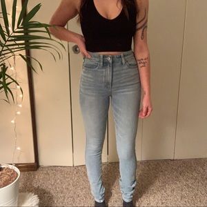 American Eagle highest rise jegging